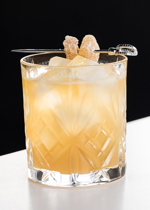 The Penicillin is one of the easiest whiskey cocktails to make.