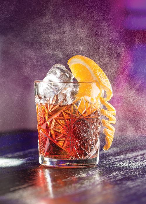 The Rum Old Fashioned is a twist on the classic cocktail