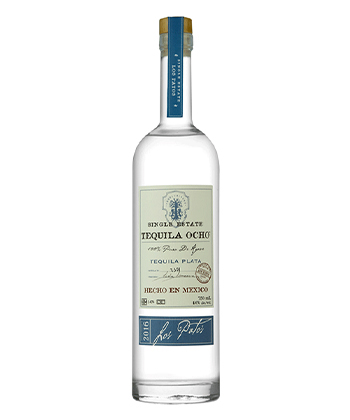 Tequila Ocho Plata is one of the best tequilas for Margaritas in 2023. 
