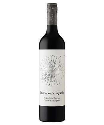 Dandelion Vineyards 'Pride of the Fleurieu' Cabernet Sauvignon is one of the best Cabernet Sauvignons for 2023. 