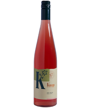 Knapp Winery Dry Rosé NV is one of the best rosés for 2023. 