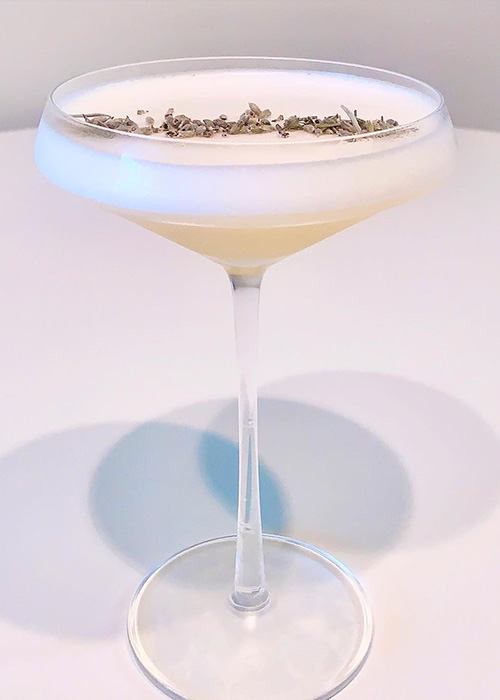 El Lavender Gin Sour es uno de los mejores cócteles de lavanda de 2023. 