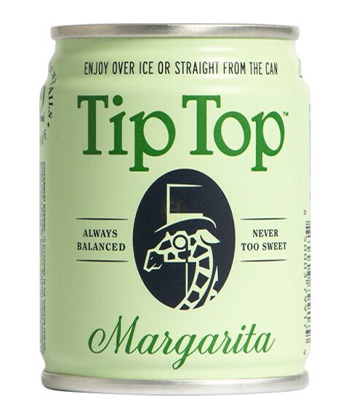 Tip Top Margarita is one of the best ready-to-drink Margaritas for 2023. 