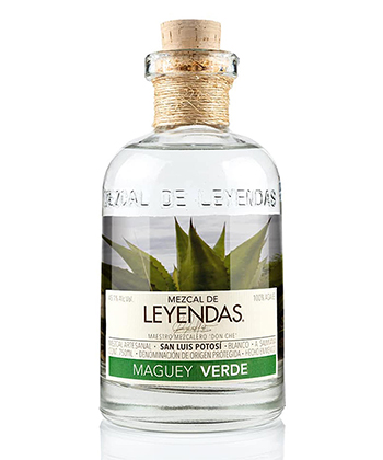 Mezcal de Leyendas Maguey Verde San Luis Potosí is one of the best mezcals for 2023