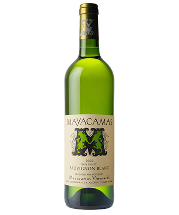 Mayacamas Vineyards Napa Valley Sauvignon Blanc 2022 is one of the best Sauvignon Blancs for 2023. 