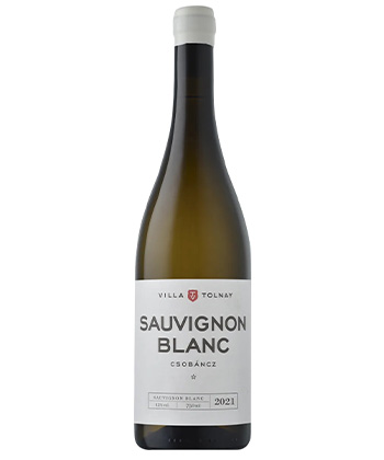 Villa Tolnay Sauvignon Blanc 2021 is one of the best Sauvignon Blancs for 2023. 