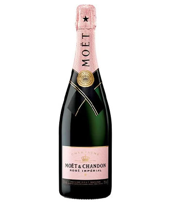 Moët & Chandon Imperial Brut Rosé is one of the best sparkling rosés for 2023. 