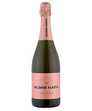 Mumm Napa Brut Rosé NV is one of the best sparkling rosés for 2023. 