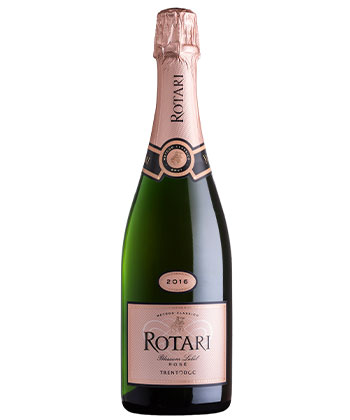 Mezzacorona Rotari Blossom Rosé Trentodoc 2016 is one of the best sparkling rosés for 2023. 