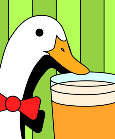 A Bowtie-Clad Duck Started a Bar Fight — and Lost