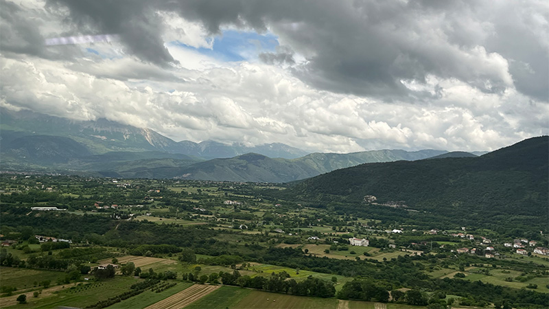 Mountains in Abruzzo, Italy 