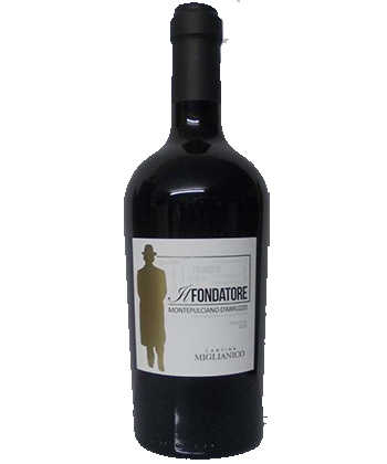 Cantina Miglianico Montepulciano d'Abruzzo Riserva "Il Fondatore" 2018 is one of the best red wines from Italy's Abruzzo.