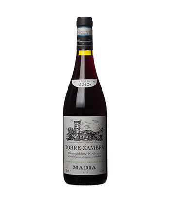 Torre Zambra Montepulciano d'Abruzzo "Madia" 2018 is one of the best red wines from Italy's Abruzzo.