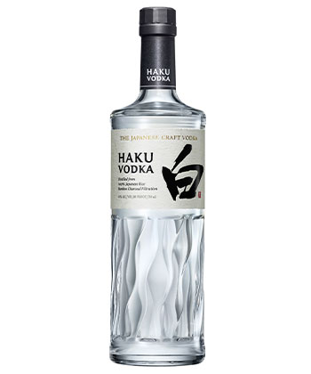 Haku Vodka is one of the best vodkas for 2023. 