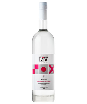 LiV Vodka Standard Edition is one of the best vodkas for 2023. 