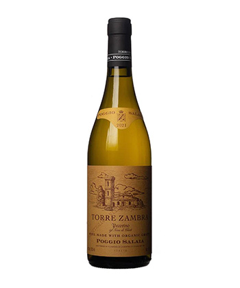 Torre Zambra Pecorino “Poggio Salaia” Terre di Chieti IGT 2021 is one of the best white wines from Abruzzo. 