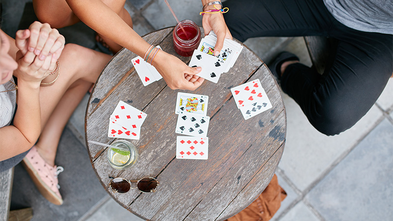 F*ck the dealer is one of the best drinking games to play with a deck of cards. 