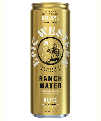 Epic Western Ranch Water is one of the best canned tequila cocktails for 2023. 