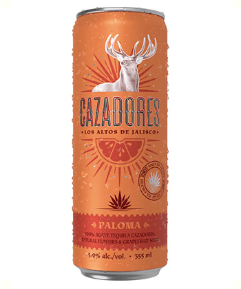 Tequila Cazadores Ready-to-Drink Paloma is one of the best canned tequila cocktails for 2023. 