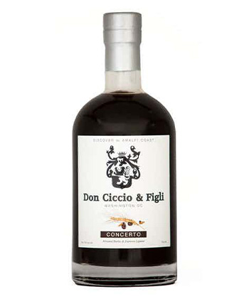 Don Ciccio & Figli Concerto Coffee Liqueur is one of the best coffee liqueurs for Espresso Martinis. 