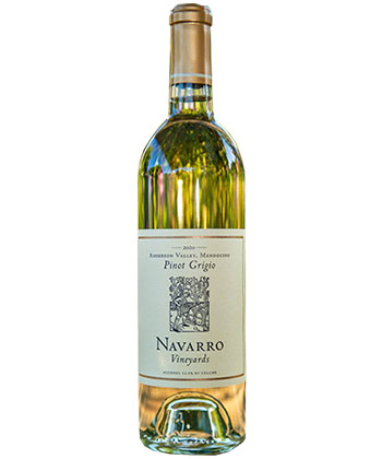 Navarro Vineyards Pinot Grigio 2022 is one of the best Pinot Grigios for 2023. 