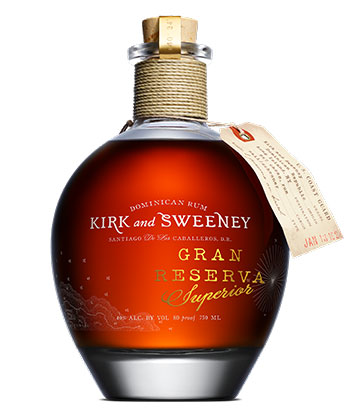 Kirk and Sweeney Dominican Rum Gran Reserva Superior is one of the best rum brands for 2023. 