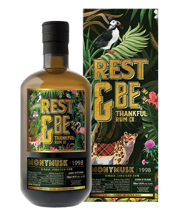 Rest & Be Thankful Monymusk 1998 23 Year Old is one of the best rum brands for 2023. 