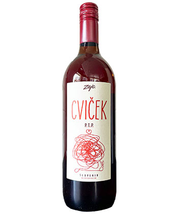 Zajc Cviček is one of the best liter bottles to bring to a summer party. 