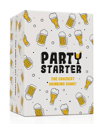 Party Starter is one of the best drinking games to play with cards. 