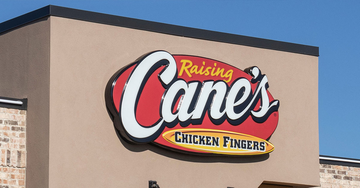 The Variety Of Elevating Cane S In Each State MAP ABC Drinks Raising Canes Locations In Every State Infographic Social