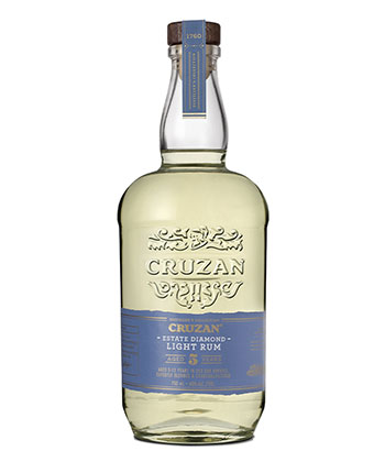 Cruzan Estate Diamond Light Rum is one of the best rums to use in Mojitos. 