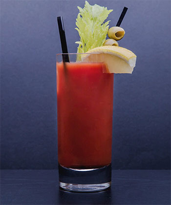 The Bloody Mary is one of the best hair of the dog cocktails to sip when you're hungover. 