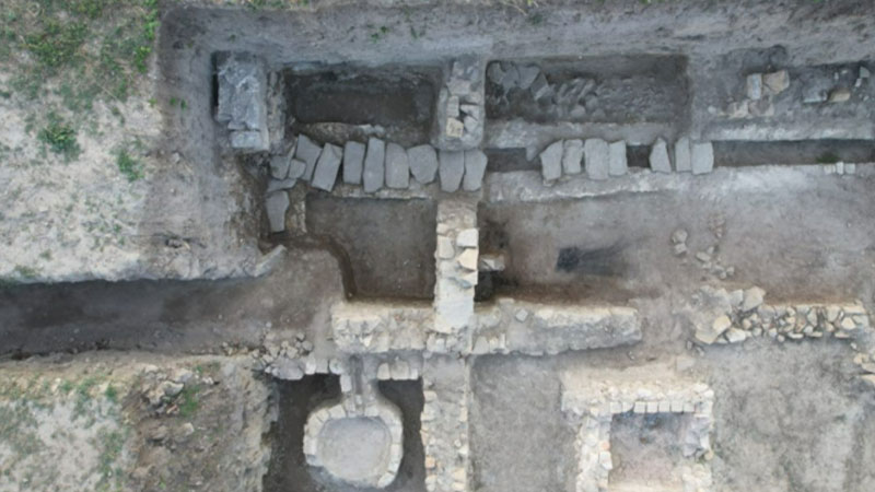 Location of the Novae excavation site in Bulgaria where archeologists uncovered an ancient Roman wine refrigerator. 