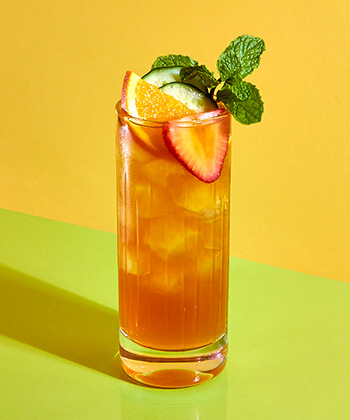 The Pimm's Cup is a the official cocktail of Wimbeldon and is one of many cocktails associated with sporting events. Check out the rest here! 