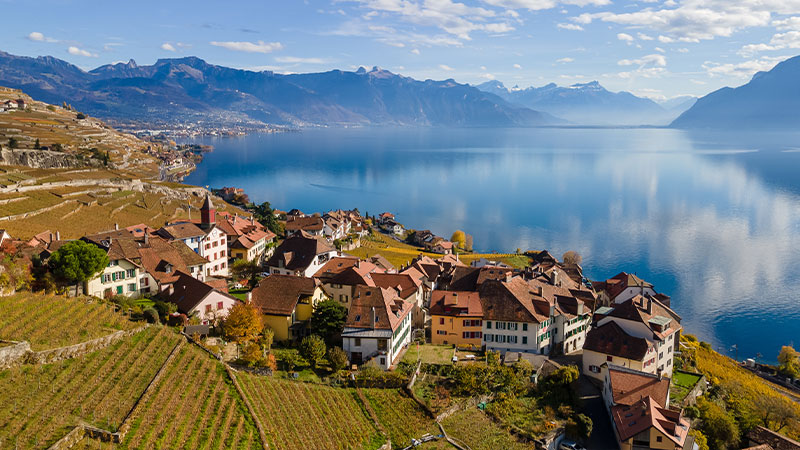 Lavaux, Switzerland is one of the hardest wine regions in the world to harvest. 