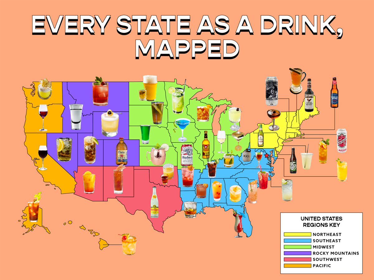 Here’s What Your State Would Be if It Were a Drink [Map] | VinePair