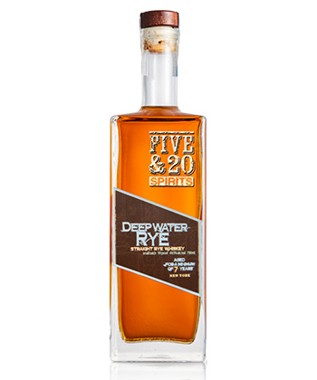 Five & 20 Spirits Deepwater Rye is one of the best rye whiskey brands for 2023. 