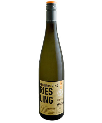 Weinhaus Ress Riesling Trocken 2021 is one of the best Rieslings for 2023. 