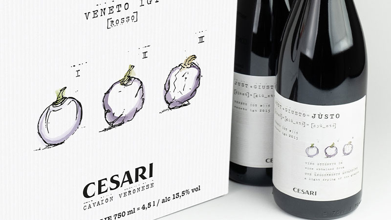 Cesari Juston wine