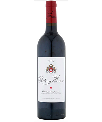 Chateau Musar Red 2017 is one of the best wines from Lebanon's Bekaa Valley. 