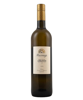 Massaya Blanc 2020 is one of the best wines from Lebanon's Bekaa Valley. 