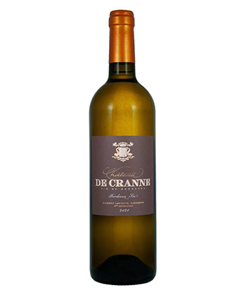 Château de Cranne Bordeaux Sec 2021 is one of the best white Burgundy wines under $25. 