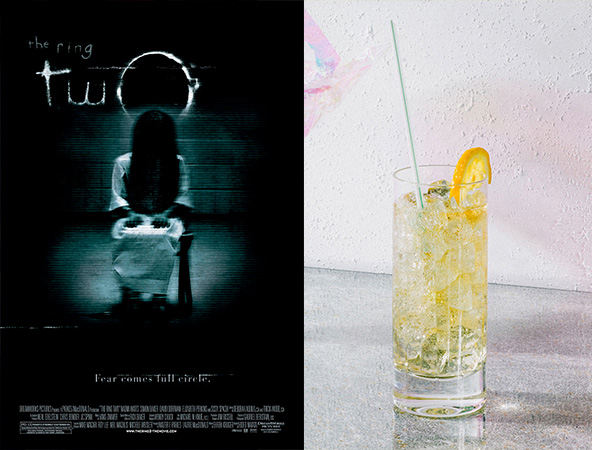 The 7&7 and The Ring are the perfect scary movie and cocktail pairing. 