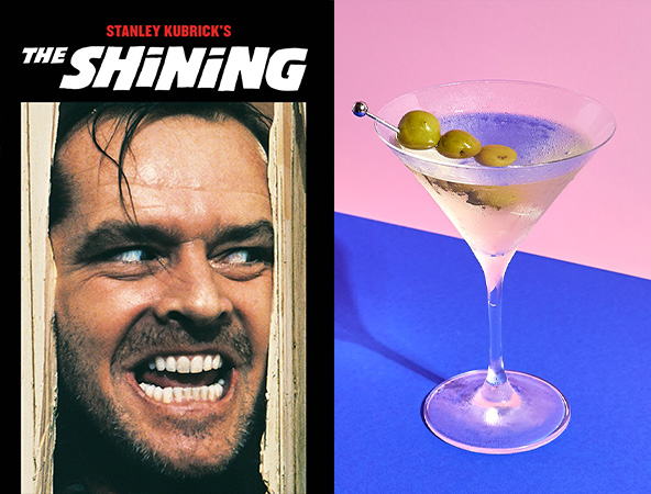 The Martini and The Shining are the perfect scary movie and cocktail pairing. 