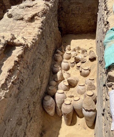 Archaeologists Discover Still-Sealed 5,000-Year-Old Wine Jars in Ancient Egypt Tomb