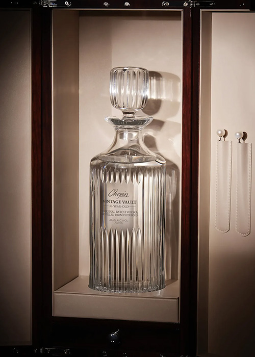 Choipin's Vintage Vault vodka retails for $3,000. 