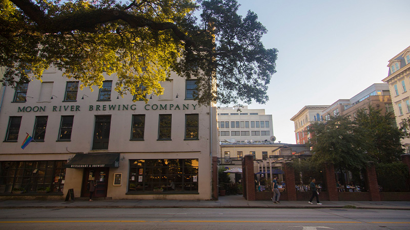 Georgia: Moon River Brewing Company is one of the most haunted bars in America. 