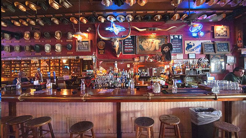 Texas: White Elephant Saloon is one of the most haunted bars in America. 