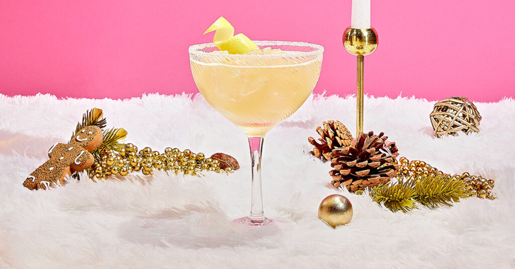 Take a break from this winter with a cocktail that’s brimming with honey, tropical fruits, and a refreshing-tasting citrus finish.