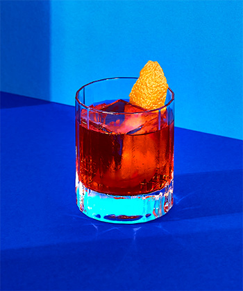 The Boulevardier is one of the best cold weather whiskey cocktails. 